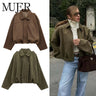 SPURVELLE Bomber Jacket — The Faux Suede Varsity Statement
