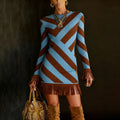 SPURVELLE Bodycon Fringe Dress — The Boho Luxe Statement