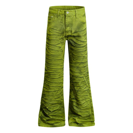 SPURVELLE Flare Denim Trousers — The Harajuku Street Edit