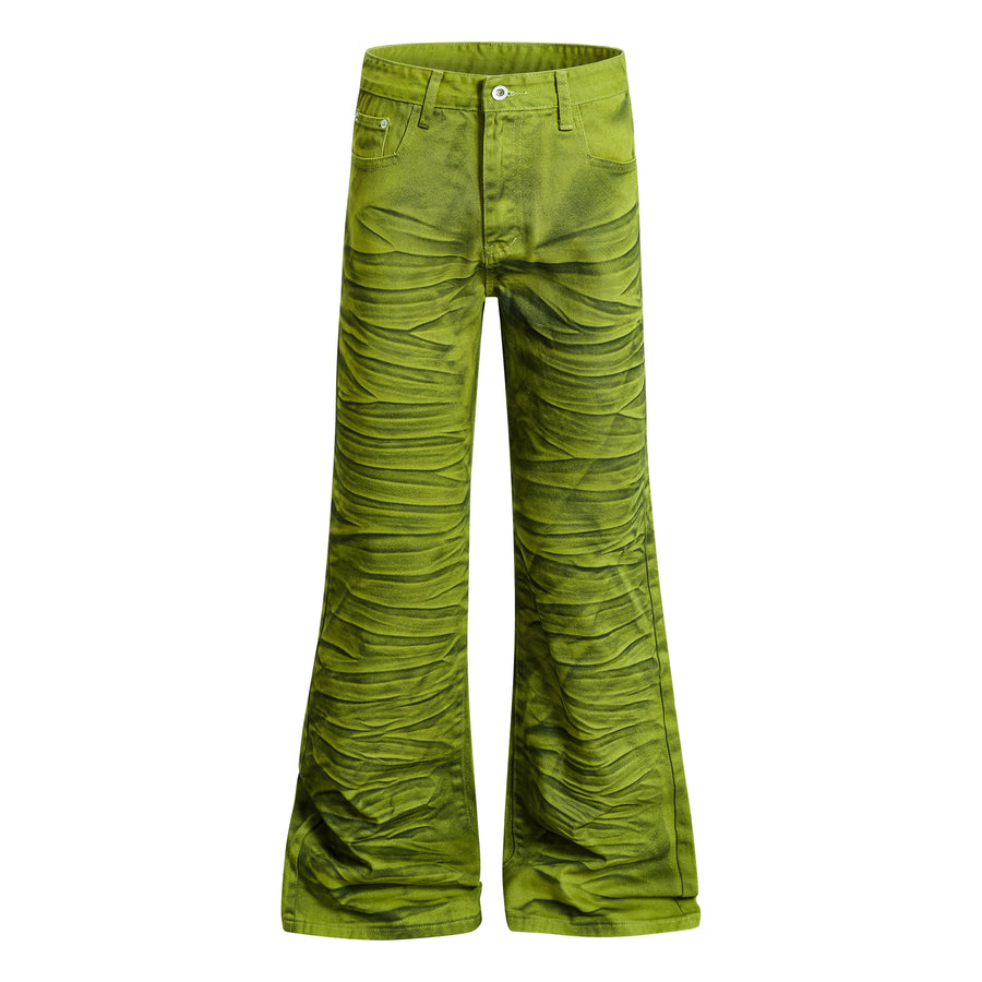 SPURVELLE Flare Denim Trousers — The Harajuku Street Edit