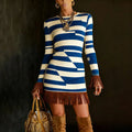 SPURVELLE Bodycon Fringe Dress — The Boho Luxe Statement