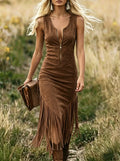 SPURVELLE Fringe Hem Dress — The Wild West Silhouette