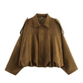 SPURVELLE Bomber Jacket — The Faux Suede Varsity Statement