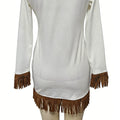 SPURVELLE Bodycon Fringe Dress — The Boho Luxe Statement